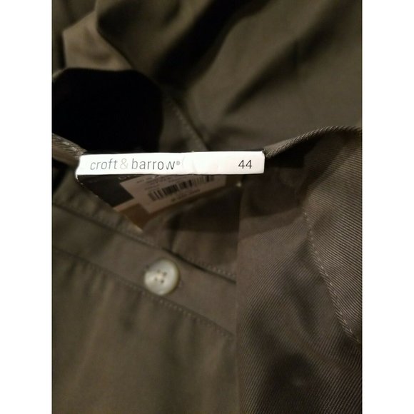 Men's Croft & Barrow Size 44, Avocado Olive Green, 9"Inseam, Cargo Shorts~NWT - Picture 11 of 11